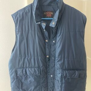 Vintage Aspen Country Blue Puffer Vest 2X